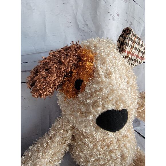Lambs & Ivy Bow Wow Wilson Puppy Dog Lovey Plush 14in Soft Eyes Stuffed Animal - Picture 3 of 8